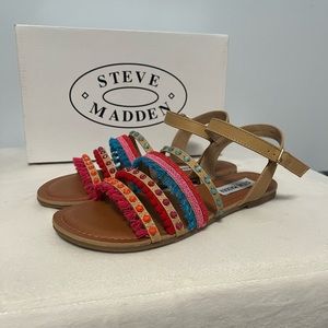 Steve Madden Jgypsyy Nat Multi Color Sandal